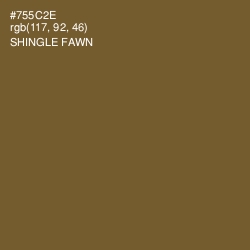 #755C2E - Shingle Fawn Color Image